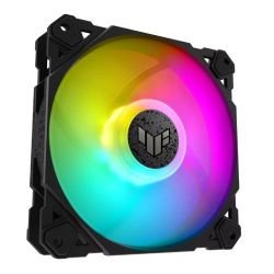 ASUS – Asus TUF Gaming TF120 ARGB 12cm PWM Case Fan, Fluid Dynamic Bearing, Double-layer LED Array, Up to 1900 RPM ASUS – Asus TUF Gaming TF120 ARGB 12cm PWM Case Fan, Fluid Dynamic Bearing, Double-layer LED Array, Up to 1900 RPM