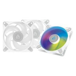 ARCTIC – Arctic 12cm P12 Pressure Optimised PWM PST ARGB Case Fans (3 Pack), Fluid Dynamic, 12 LEDs, 0-2000 RPM, 0dB Mode, White ARCTIC – Arctic 12cm P12 Pressure Optimised PWM PST ARGB Case Fans (3 Pack), Fluid Dynamic, 12 LEDs, 0-2000 RPM, 0dB Mode, White
