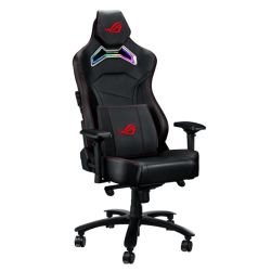 ASUS – Asus ROG Chariot X (Wide) RGB Gaming Chair, Racing-Car Style, Premium PU Leather, Memory-Foam Lumbar, 4D Armrests, 155° Recline, Tilt & Class 4 Gas Lift, Black ASUS – Asus ROG Chariot X (Wide) RGB Gaming Chair, Racing-Car Style, Premium PU Leather, Memory-Foam Lumbar, 4D Armrests, 155° Recline, Tilt & Class 4 Gas Lift, Black