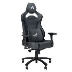 ASUS – Asus ROG Chariot X Core (Wide) Gaming Chair, Racing-Car Style, Premium PU Leather, Memory-Foam Lumbar, 4D Armrests, 155° Recline, Tilt & Class 4 Gas Lift, Grey ASUS – Asus ROG Chariot X Core (Wide) Gaming Chair, Racing-Car Style, Premium PU Leather, Memory-Foam Lumbar, 4D Armrests, 155° Recline, Tilt & Class 4 Gas Lift, Grey