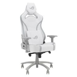 ASUS – Asus ROG Chariot X Core (Wide) Gaming Chair, Racing-Car Style, Premium PU Leather, Memory-Foam Lumbar, 4D Armrests, 155° Recline, Tilt & Class 4 Gas Lift, White ASUS – Asus ROG Chariot X Core (Wide) Gaming Chair, Racing-Car Style, Premium PU Leather, Memory-Foam Lumbar, 4D Armrests, 155° Recline, Tilt & Class 4 Gas Lift, White